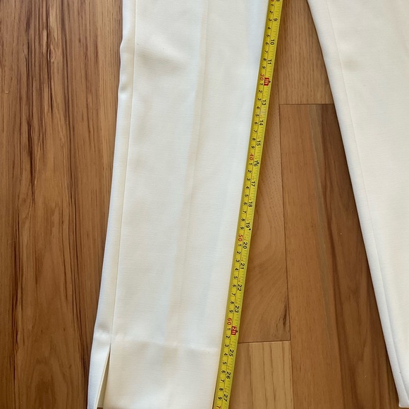 BCBG MAXAZRIA Ivory Slim Leg Pant, Size X-Small - Picture 8 of 10